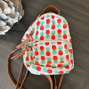 Pink Pineapple Mini Backpack